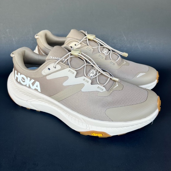 HOKA One One Men’s Transport Hiking/Walking Shoes Tan NEW - Picture 3 of 10